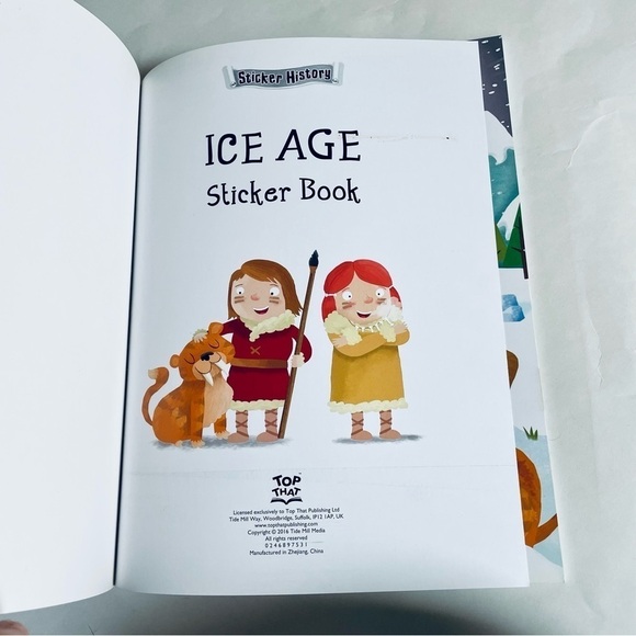 NWT Sticker History Ice Age History Sticker Book - Picture 2 of 5
